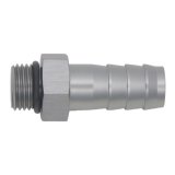 DeatschWerks 6AN ORB Male to 1/2in Male Triple Barb Fitting (Incl O-Ring) - Anodized DW Titanium thumbnail 2