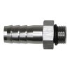DeatschWerks 6AN ORB Male to 1/2in Male Triple Barb Fitting (Incl O-Ring) - Anodized DW Titanium thumbnail 6