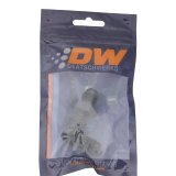 DeatschWerks 6AN Male Flare to 6AN Male Flare Bulkhead Adapter 90-Degree - Anodized Matte Black thumbnail 4