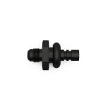 DeatschWerks 6AN Male Flare to 3/8in Ford Male EFI Quick Connect Adapter - Anodized Matte Black thumbnail 1