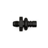 DeatschWerks 6AN Male Flare to 1/2in Ford Male EFI Quick Connect Adapter - Anodized Matte Black thumbnail 1