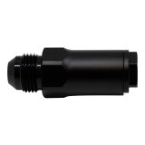 DeatschWerks 8AN Male Flare to 1/2in Ford Male EFI Quick Connect Adapter - Anodized Matte Black thumbnail 1