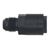 DeatschWerks 6AN Male Flare to 5/16in Female EFI Quick Connect Adapter - Anodized Matte Black thumbnail 2