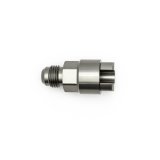 DeatschWerks 6AN Male Flare to 5/16in Female EFI Quick Connect Adapter - Anodized Matte Black thumbnail 6