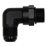 DeatschWerks 10AN ORB Male Swivel to 10AN Male Flare 90-Degree Fitting - Anodized Matte Black thumbnail 3