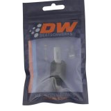DeatschWerks 6AN Male Flare to 3/8in Female EFI Quick Connect Adapter - Anodized Matte Black thumbnail 4