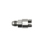 DeatschWerks 6AN Male Flare to 3/8in Female EFI Quick Connect Adapter - Anodized Matte Black thumbnail 5
