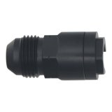 DeatschWerks 8AN Male Flare to 3/8in Female EFI Quick Connect Adapter - Anodized DW Titanium thumbnail 2