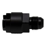 DeatschWerks 6AN Male Flare to 1/4in Female EFI Quick Connect Adapter - Anodized Matte Black thumbnail 3