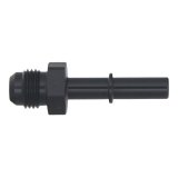 DeatschWerks 6AN Male Flare to 5/16in Male EFI Quick Connect Adapter - Anodized Matte Black thumbnail 2