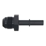 DeatschWerks 8AN Male Flare to 5/16in Male EFI Quick Connect Adapter - Anodized Matte Black thumbnail 2