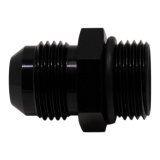 DeatschWerks 10AN ORB Male to 10 AN Male Flare Adapter (Incl O-Ring) - Anodized Matte Black thumbnail 1
