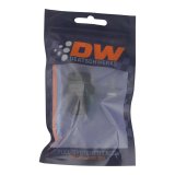 DeatschWerks 10AN ORB Male to 10 AN Male Flare Adapter (Incl O-Ring) - Anodized Matte Black thumbnail 4