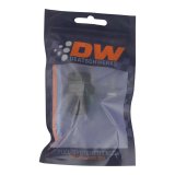 DeatschWerks 10AN ORB Male to 10 AN Male Flare Adapter (Incl O-Ring) - Anodized Matte Black thumbnail 5