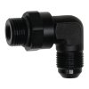 DeatschWerks 8AN ORB Male Swivel to 8AN Male Flare 90-Degree Fitting - Anodized Matte Black thumbnail 6