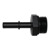 DeatschWerks 10AN ORB Male to 5/16in Male EFI Quick Connect Adapter - Anodized Matte Black thumbnail 1