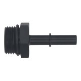 DeatschWerks 10AN ORB Male to 5/16in Male EFI Quick Connect Adapter - Anodized Matte Black thumbnail 2