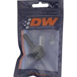 DeatschWerks 10AN ORB Male to 5/16in Male EFI Quick Connect Adapter - Anodized Matte Black thumbnail 4