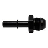 DeatschWerks 8AN Male Flare to 3/8in Male EFI Quick Connect Adapter - Anodized Matte Black thumbnail 1