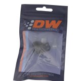 DeatschWerks Rubber Cushioned P-Clamp for 6AN Hose - 9.5mm Clamp Id - Anodized Matte Black thumbnail 5