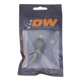 DeatschWerks 6AN O-Ring Male to 6AN Male Flare Bulkhead Include Nut - Anodized Matte Black thumbnail 5