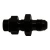 DeatschWerks 6AN O-Ring Male to 6AN Male Flare Bulkhead Include Nut - Anodized Matte Black thumbnail 6