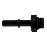 DeatschWerks 6AN ORB Male to 5/16in Male EFI Quick Connect Adapter - Anodized Matte Black thumbnail 1
