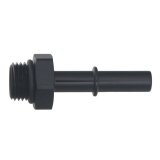 DeatschWerks 6AN ORB Male to 5/16in Male EFI Quick Connect Adapter - Anodized Matte Black thumbnail 2
