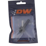 DeatschWerks 6AN ORB Male to 5/16in Male EFI Quick Connect Adapter - Anodized Matte Black thumbnail 4