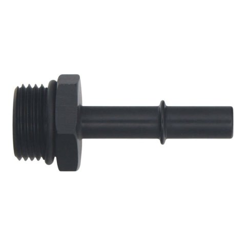 DeatschWerks 10AN ORB Male to 3/8in Male EFI Quick Connect Adapter - Anodized Matte Black thumbnail 2