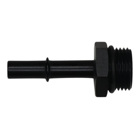 DeatschWerks 10AN ORB Male to 3/8in Male EFI Quick Connect Adapter - Anodized Matte Black thumbnail 3