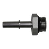 DeatschWerks 8AN ORB Male to 5/16in Male EFI Quick Connect Adapter - Anodized DW Titanium thumbnail 1
