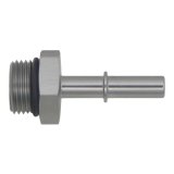 DeatschWerks 8AN ORB Male to 5/16in Male EFI Quick Connect Adapter - Anodized DW Titanium thumbnail 2