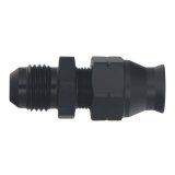 DeatschWerks 6AN Male Flare to 5/16in Hardline Compression Adapter - Anodized Matte Black thumbnail 2