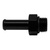 DeatschWerks 6AN ORB Male to 3/8in Male Barb Fitting (Incl O-Ring) - Anodized Matte Black thumbnail 1