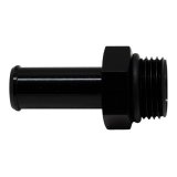DeatschWerks 8AN ORB Male to 1/2in Male Barb Fitting (Incl O-Ring) - Anodized Matte Black thumbnail 1