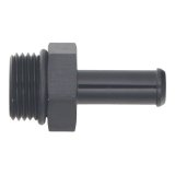 DeatschWerks 8AN ORB Male to 3/8in Male Barb Fitting (Incl O-Ring) - Anodized Matte Black thumbnail 2