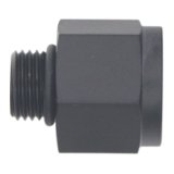 DeatschWerks 6AN ORB Male to M18 X 1.5 Metric Female (Incl O-Ring) - Anodized Matte Black thumbnail 2