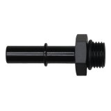 DeatschWerks 6AN ORB Male to 3/8in Male EFI Quick Connect Adapter - Anodized Matte Black thumbnail 3