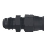 DeatschWerks 6AN Male Flare to 3/8in Hardline Compression Adapter - Anodized Matte Black thumbnail 2