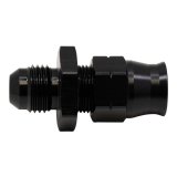 DeatschWerks 6AN Male Flare to 3/8in Hardline Compression Adapter - Anodized Matte Black thumbnail 3