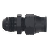 DeatschWerks 8AN Male Flare to 1/2in Hardline Compression Adapter - Anodized Matte Black thumbnail 2