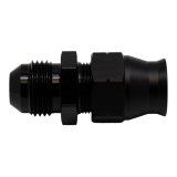 DeatschWerks 8AN Male Flare to 1/2in Hardline Compression Adapter - Anodized Matte Black thumbnail 3