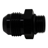 DeatschWerks 6AN ORB Male to 8AN Male Flare Adapter (Incl O-Ring) - Anodized Matte Black thumbnail 1
