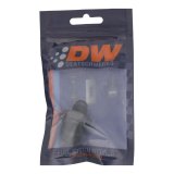 DeatschWerks 10AN Male Flare to 6AN Male Flare Reducer Straight - Anodized Matte Black thumbnail 3
