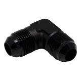 DeatschWerks 8AN Male Flare to 8AN Male Flare 90-Degree Fitting - Anodized Matte Black thumbnail 3