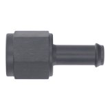 DeatschWerks 6AN Female Flare Swivel to 5/16in Single Hose Barb - Anodized Matte Black thumbnail 2