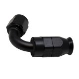 DeatschWerks 6 AN Female Flare Swivel 120-Degree Hose End PTFE - Anodized Matte Black thumbnail 3