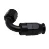 DeatschWerks 6 AN Female Flare Swivel 120-Degree Hose End PTFE - Anodized Matte Black thumbnail 7