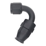 DeatschWerks 8 AN Female Flare Swivel 120-Degree Hose End PTFE - Anodized Matte Black thumbnail 2